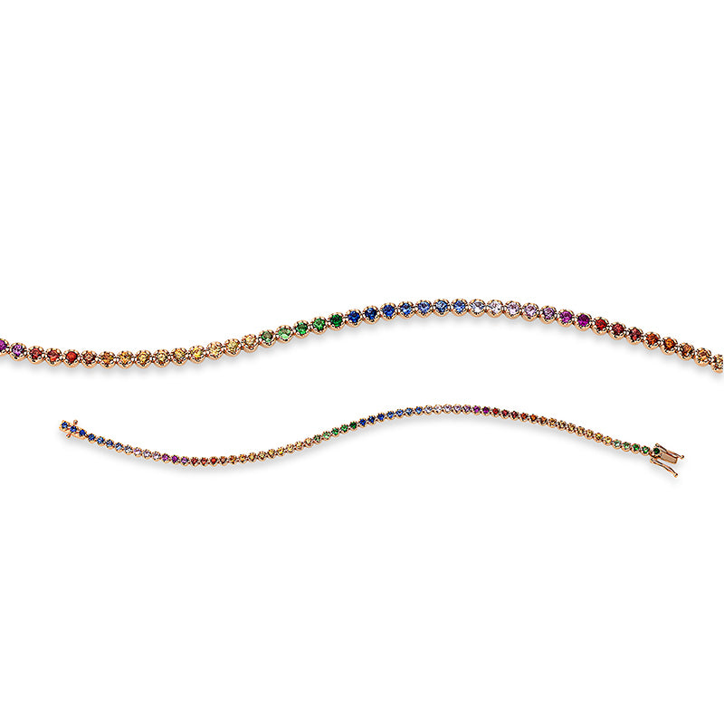 Armband 4er-Krappe 18 kt RG